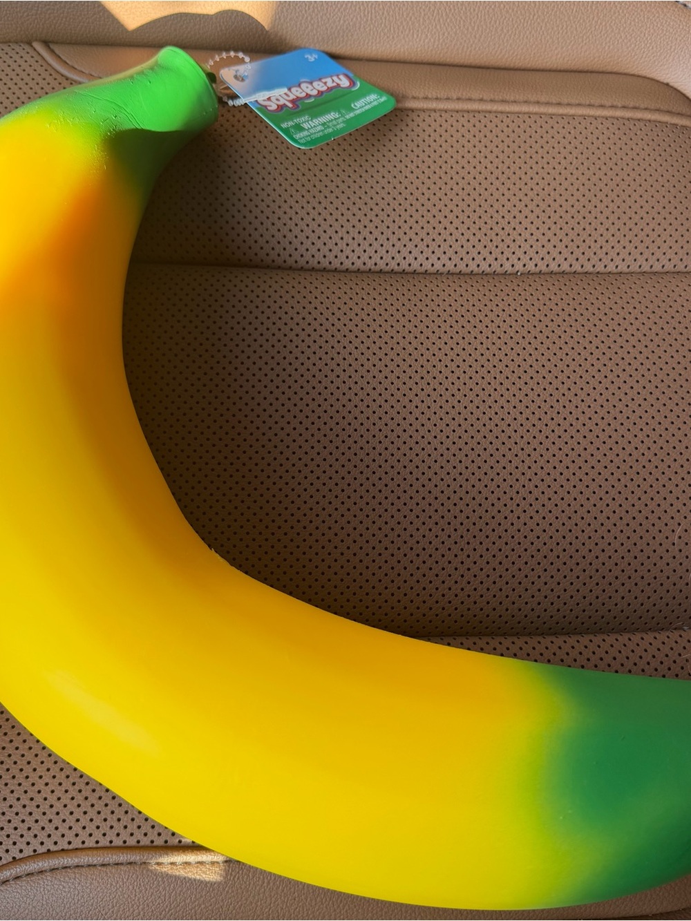 Squeeezy Jumbo Squishy Banana Fidget Toy